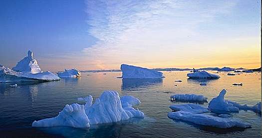 Ledovec mete vidt v Grnsku skoro vude