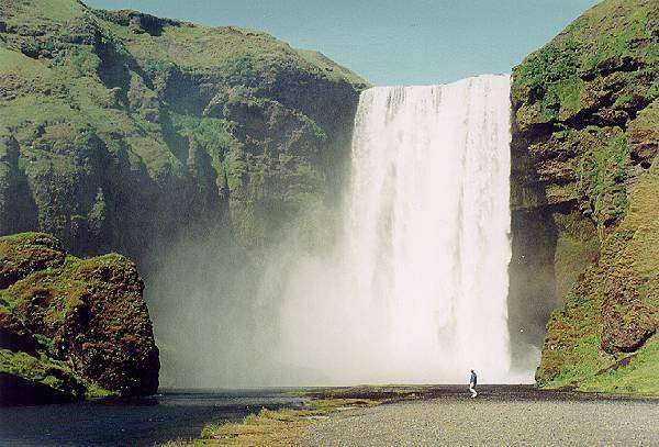 Skogafoss, Photo by © Michael Stanovsk, 1996