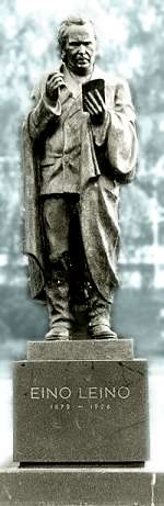 Pomnk bsnka Eino Leina ve Finskm KUUSAMU.  foto Michael Stanovsk